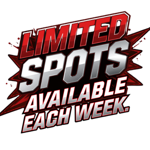 Limited spots available each week
